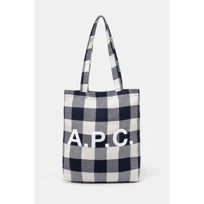 Zdjęcie A.P.C. torebka Tote Lou kolor granatowy COGZX-M61442