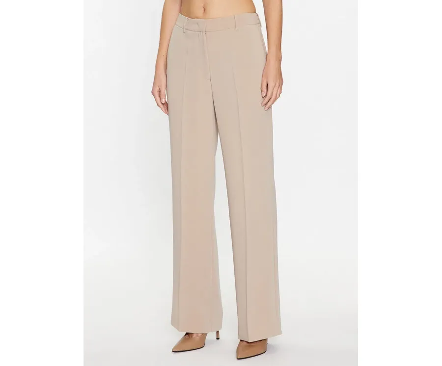 obrazek 1 Bruuns Bazaar Spodnie materiałowe Brassica Eleza BBW3304 Beżowy Regular Fit