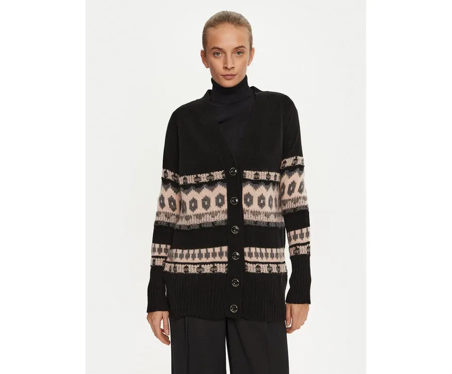 obrazek 1 Marella Kardigan Jolly 2423346102 Czarny Relaxed Fit