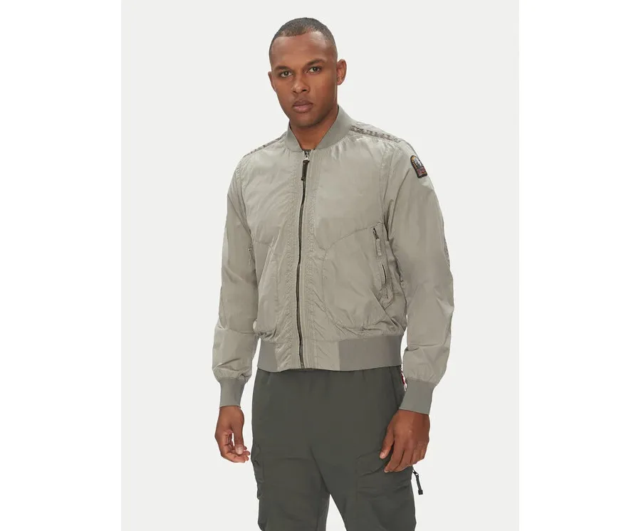 obrazek 1 Parajumpers Kurtka bomber Ash 25SMPMJKBZ03 Beżowy Regular Fit