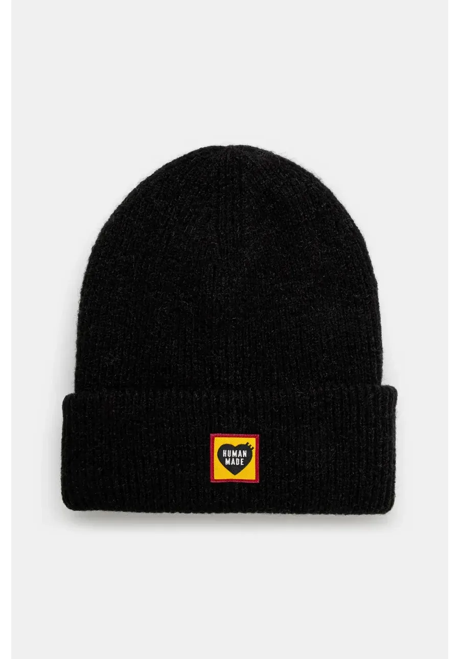 obrazek 1 Human Made czapka z domieszką wełny Big Beanie kolor czarny z grubej dzianiny HM28GD026