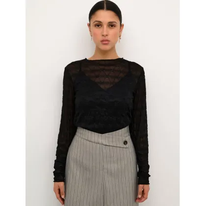 Zdjęcie Karen by Simonsen Bluzka Kirstinekb 10104601 Czarny Feminine Fit