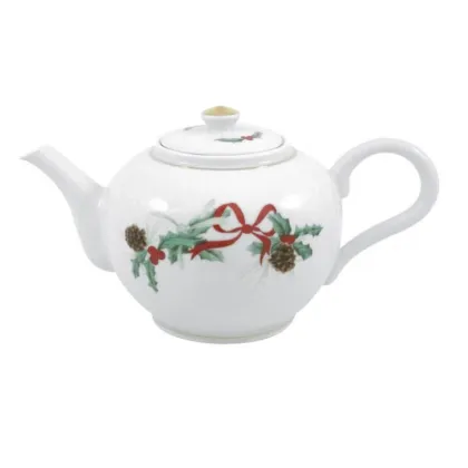 Zdjęcie Porcelanowy dzbanek świąteczny do herbaty 1,33 l