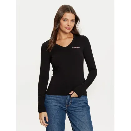 Zdjęcie Guess Jeans Bluzka W4YI21 J1314 Czarny Slim Fit