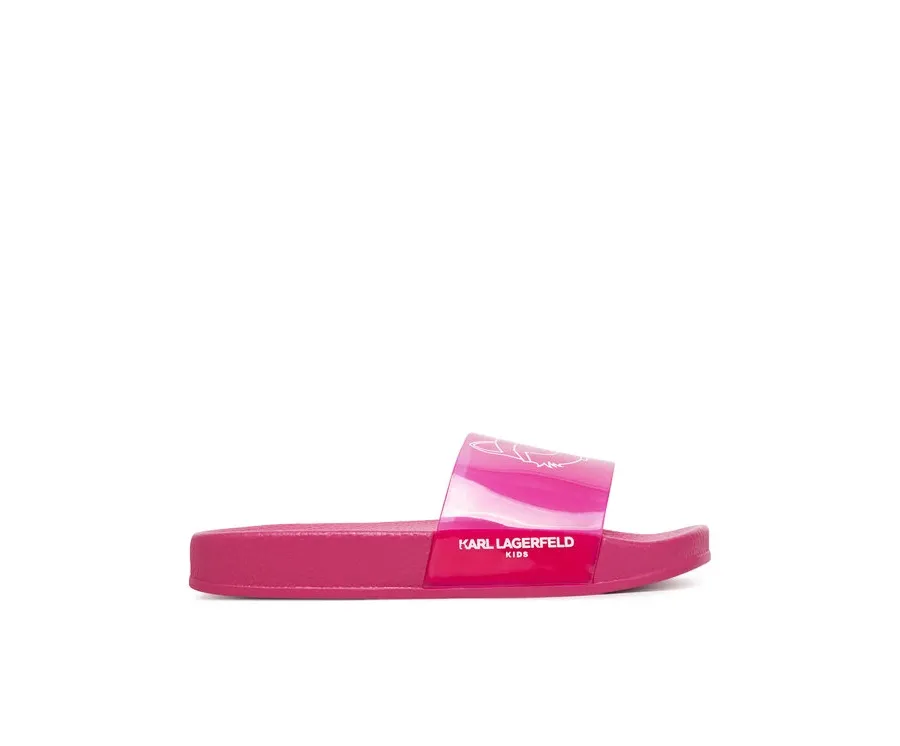obrazek 1 Karl Lagerfeld Kids Klapki Z30369 M Różowy