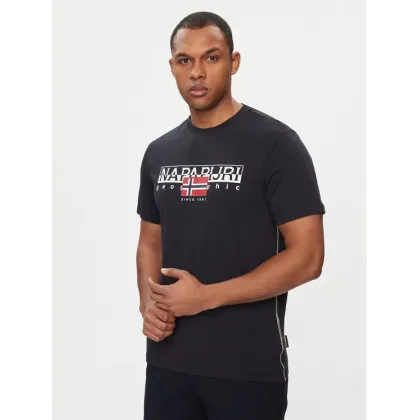 Zdjęcie Napapijri T-Shirt S-Aylmer NP0A4HTO Czarny Regular Fit