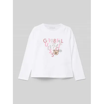 Zdjęcie Bluzka z długim rękawem i nadrukiem z logo