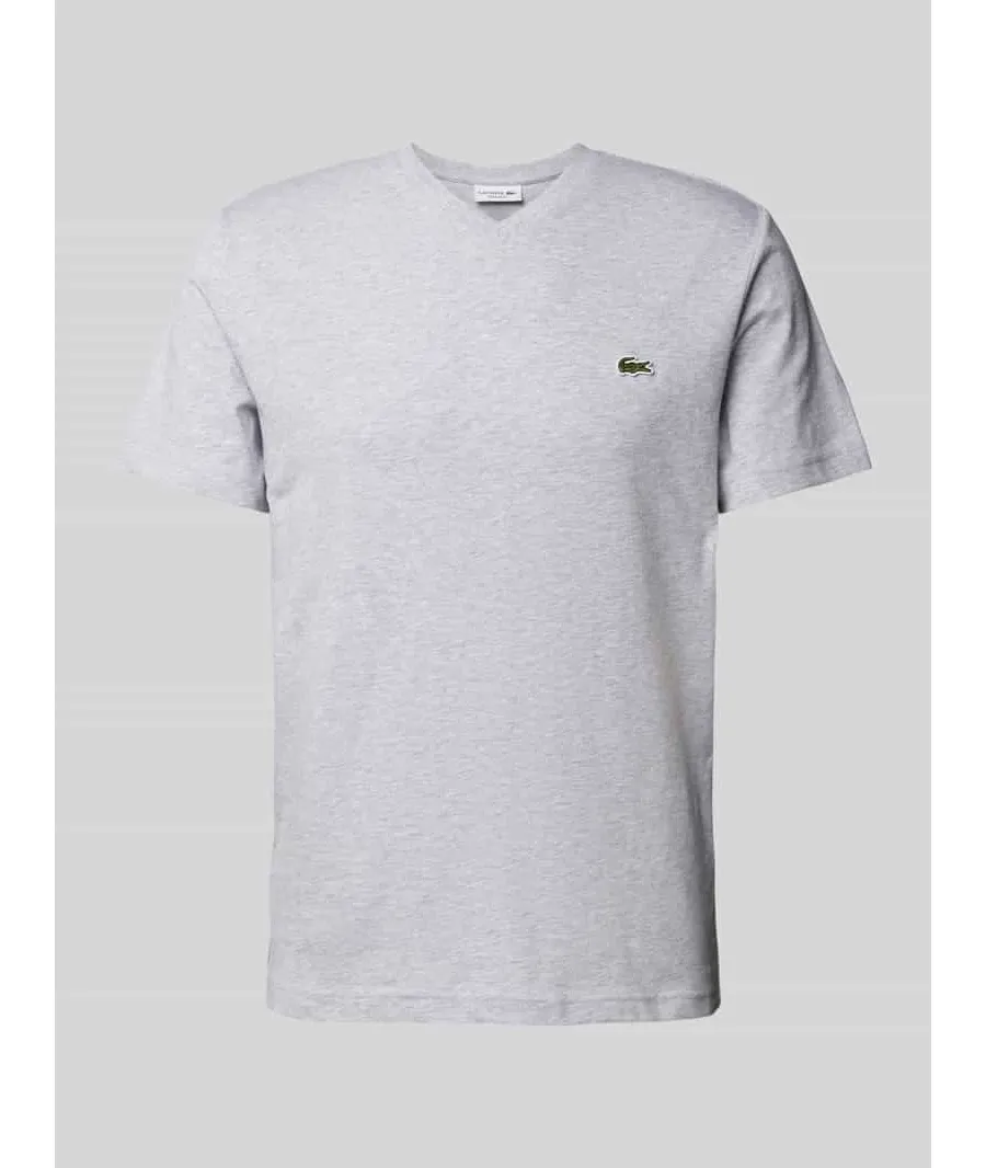 obrazek 1 T-shirt z wyhaftowanym logo model ‘Basic’