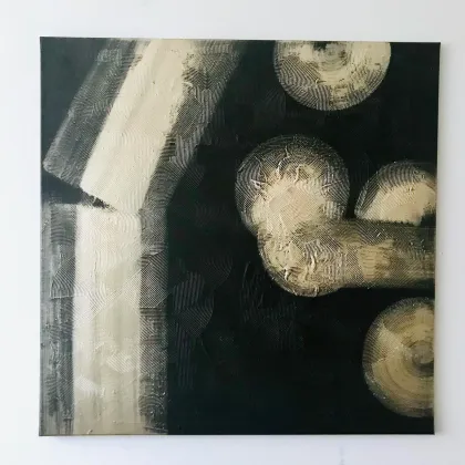 Zdjęcie Touch of gold, akryl na płótnie