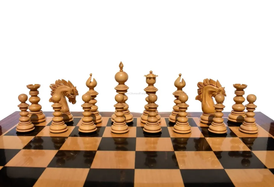 obrazek 4 Wyśmienity zestaw z matowym wykończeniem do gry w szachy - The Chess Empire