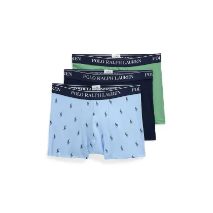 Zdjęcie Polo Ralph Lauren bokserki 3-pack męskie kolor niebieski 714830299