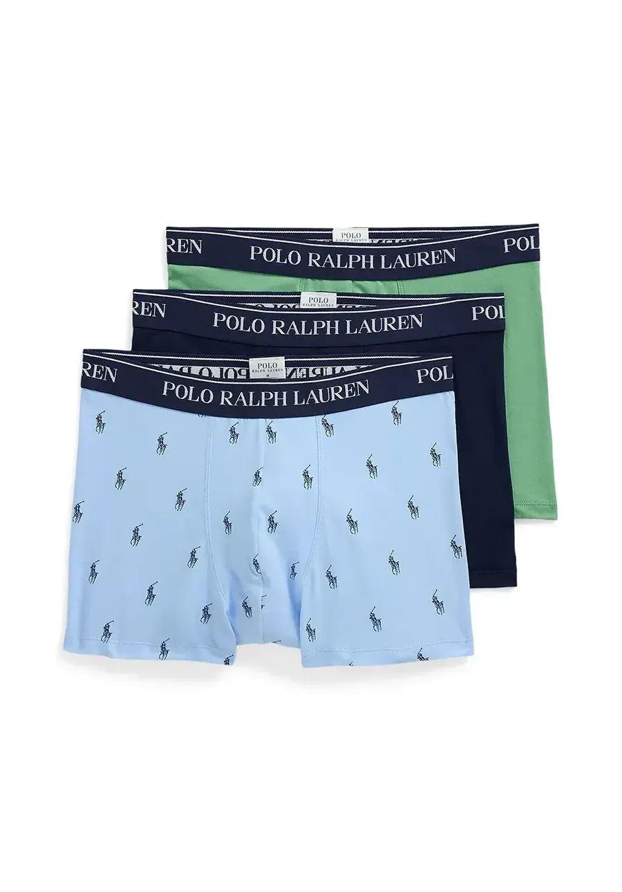 obrazek 1 Polo Ralph Lauren bokserki 3-pack męskie kolor niebieski 714830299