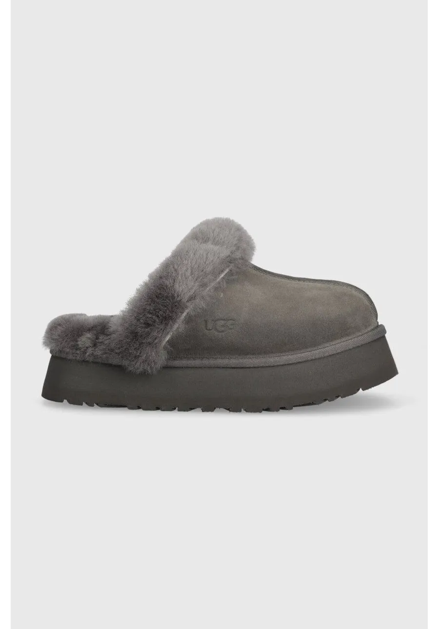 obrazek 1 UGG kapcie zamszowe Disquette kolor szary 1122550