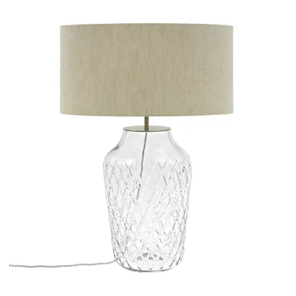Zdjęcie Ekskluzywna lampa stołowa z kryształową podstawą z kolekcji Comtesse – Vista Alegre