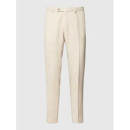 Zdjęcie Spodnie do garnituru o kroju slim fit w kratę windowpane