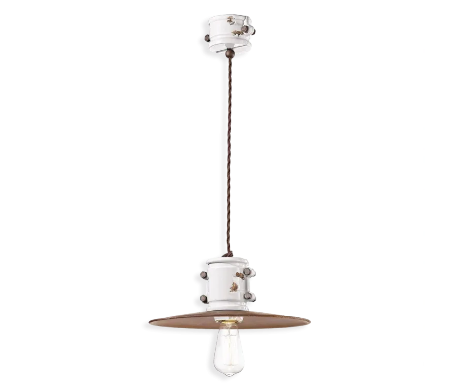 obrazek 2 Duża lampa wisząca Urban w stylu retro z Włoch