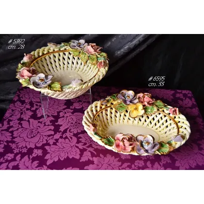 Picture Beautiful ceramic fruit basket