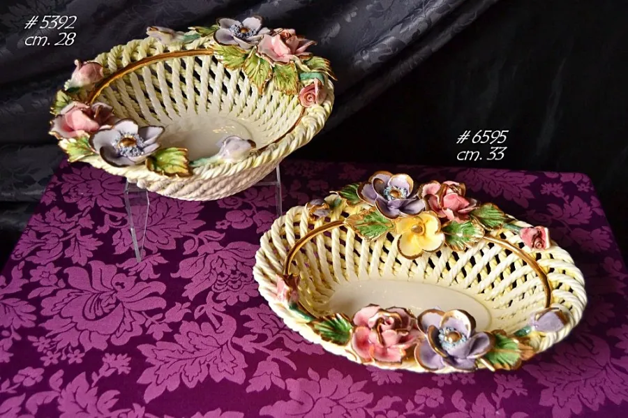 obrazek 1 Piękny ceramiczny kosz na owoce