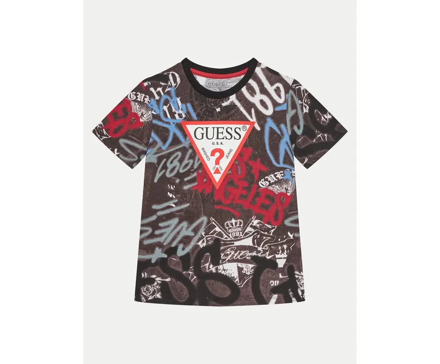obrazek 1 Guess T-Shirt L5RI05 K8HM4 Kolorowy Regular Fit
