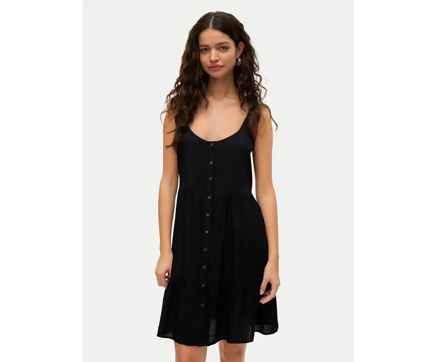 obrazek 1 Vero Moda Sukienka letnia Bumpy 10325283 Czarny Loose Fit