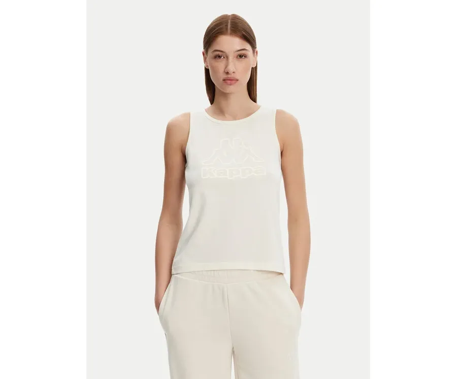 obrazek 1 Kappa Top Logo Gria 382129W Écru Regular Fit