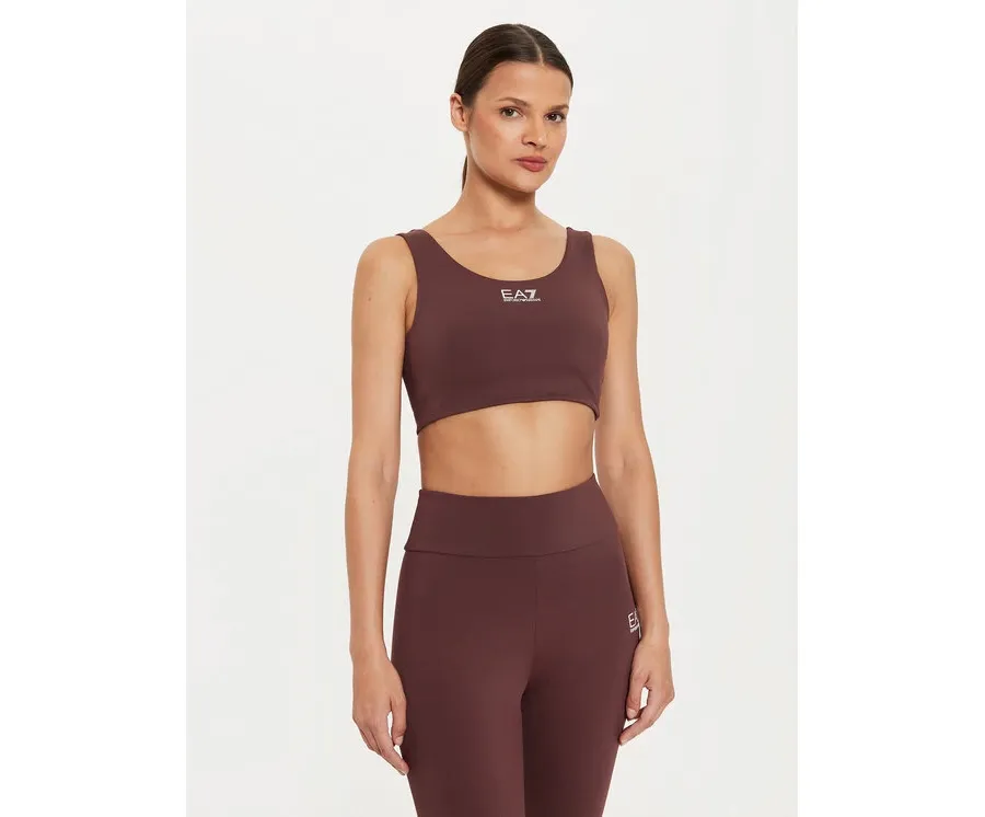 obrazek 1 EA7 Emporio Armani Biustonosz sportowy 6DTH58 TJKLZ 1755 Brązowy