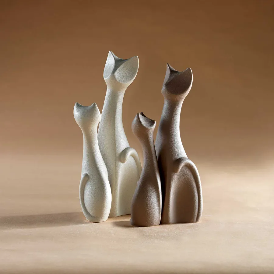 obrazek 1 Ceramiczna figurka dekoracyjna przypominająca kota