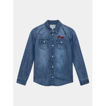 Zdjęcie Guess Koszula jeansowa L3BH00 D4UE0 Niebieski Regular Fit