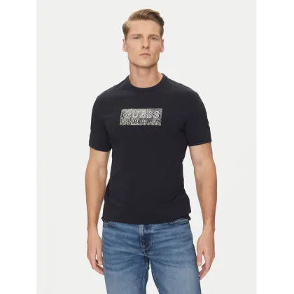Zdjęcie Guess T-Shirt M5GI19 J1314 Granatowy Regular Fit