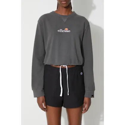 Zdjęcie Champion szorty damskie kolor czarny gładkie medium waist 115107-BS012