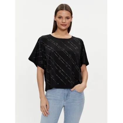 Zdjęcie Liu Jo T-Shirt TA4174 JS003 Czarny Regular Fit