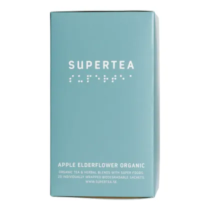 Zdjęcie Teministeriet - Supertea Apple Elderflower Organic - Herbata 20 Torebek TEMINISTERIET