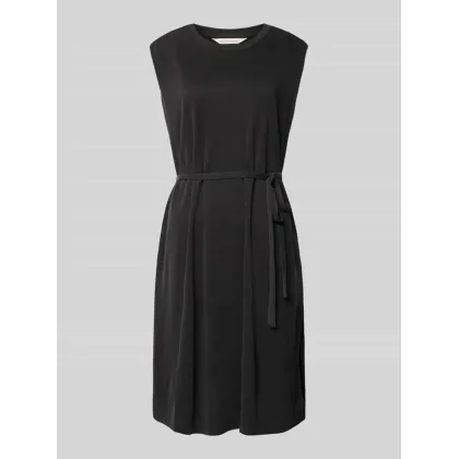 Zdjęcie Sukienka o długości do kolan z wiązanym paskiem model ‘Juniper’