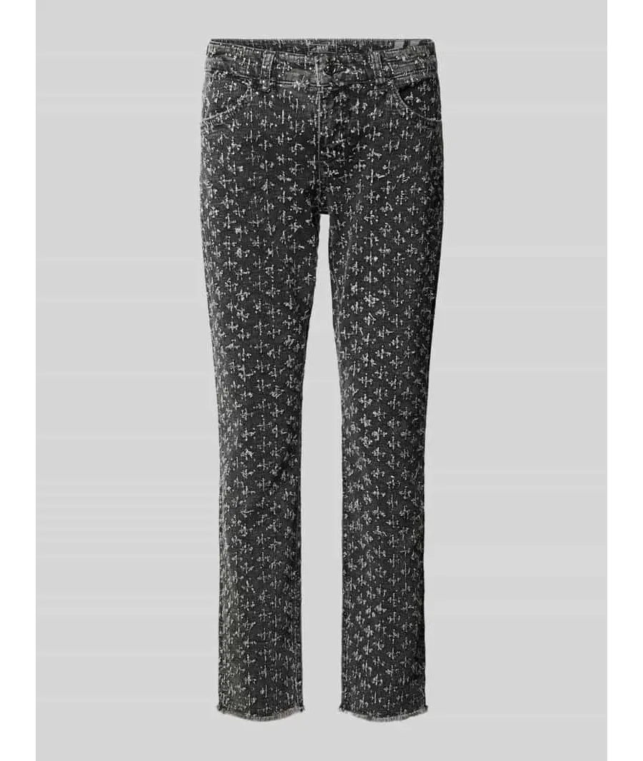 obrazek 1 Jeansy o kroju slim fit z fakturowanym wzorem