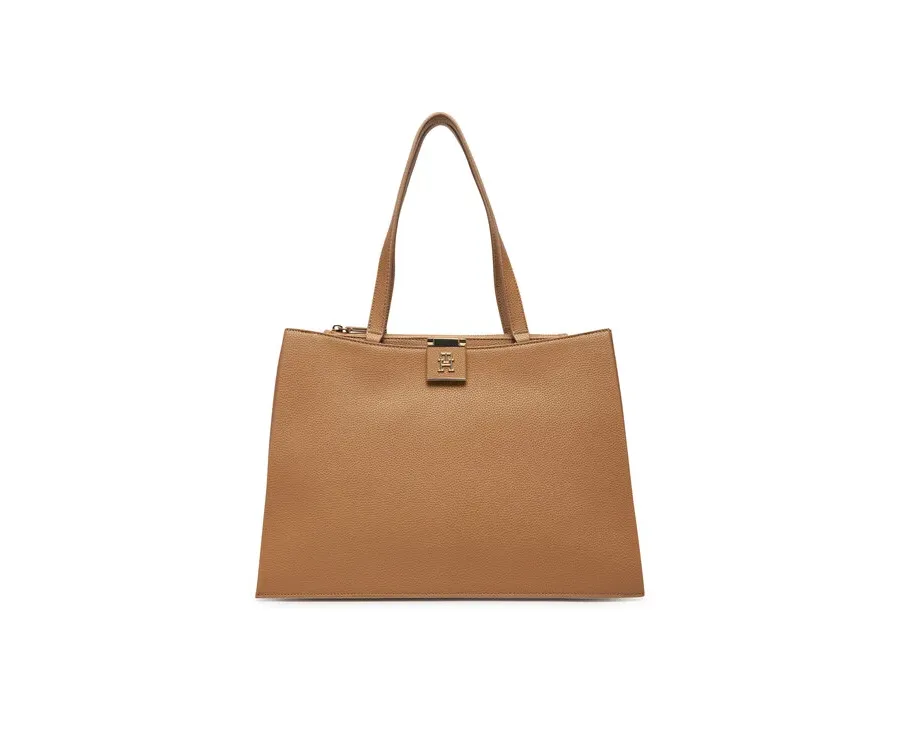 obrazek 1 Tommy Hilfiger Torebka Th Her Tote AW0AW17191 Brązowy