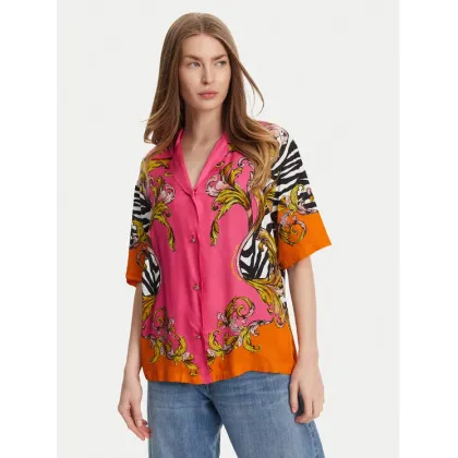 Zdjęcie Versace Jeans Couture Koszula 78HAL2P9 Różowy Relaxed Fit