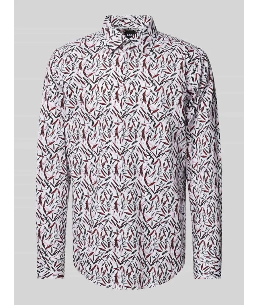 obrazek 1 Koszula biznesowa o kroju regular fit z kołnierzykiem typu kent model ‘Joe’