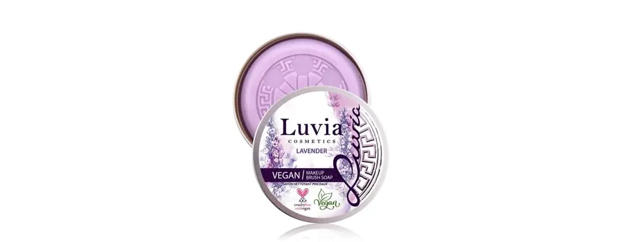 obrazek 1 Luvia The Essential Brush Soap - Lavender Mydło do pędzli 100 g