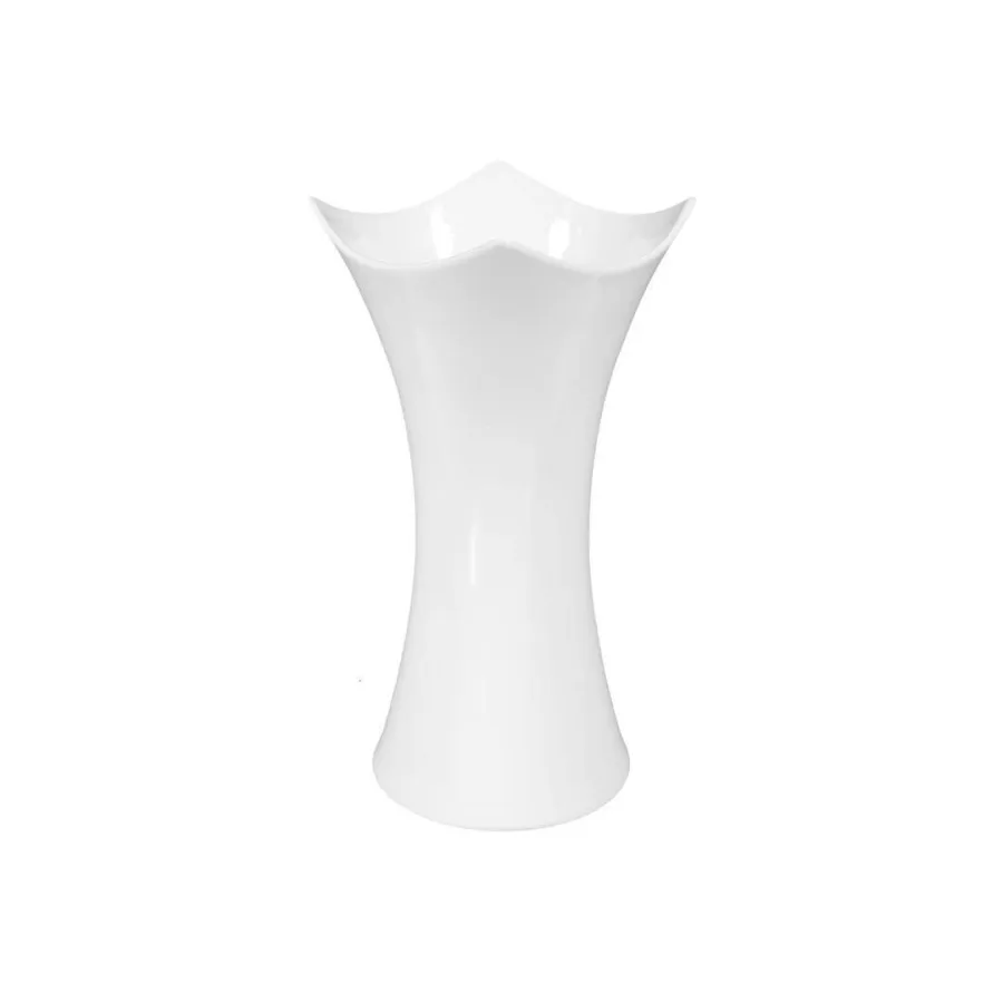 obrazek 1 Nowoczesny biały porcelanowy 19-centymetrowy wazon – Tettau