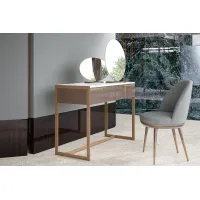 Zdjęcie Stylowa toaletka Mavis z trzema rodzajami blatu do wyboru