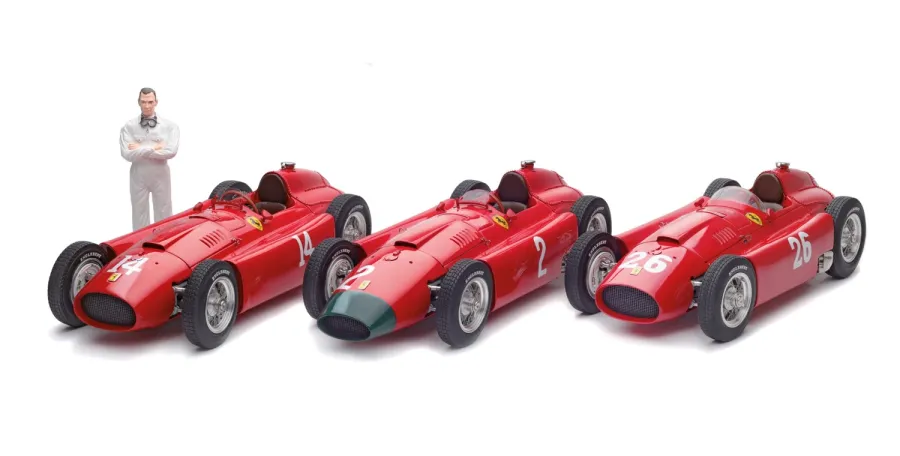 obrazek 2 Luksusowy zestaw trzech replik wyścigowych aut Ferrari D50