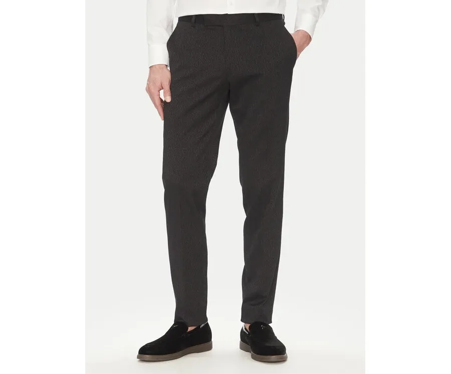 obrazek 1 KARL LAGERFELD Chinosy 255002 552042 Czarny Slim Fit