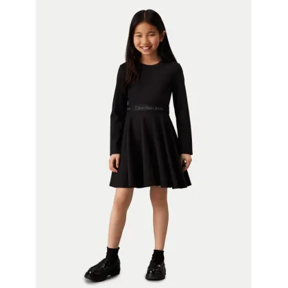 Zdjęcie Calvin Klein Jeans Sukienka codzienna Logo Tape IG0IG02666 M Czarny Regular Fit