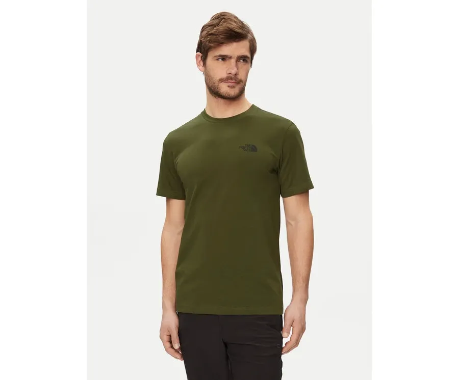 obrazek 1 The North Face T-Shirt Simple Dome NF0A87NG Zielony Regular Fit