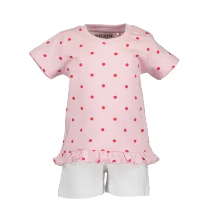 Zdjęcie Blue Seven Komplet t-shirt i spodenki 914513 X Różowy