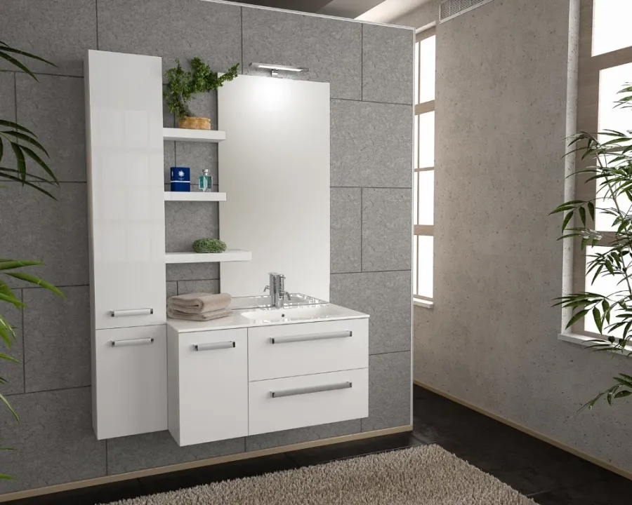 obrazek 1 Minimalistyczny komplet do łazienki