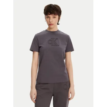 Zdjęcie Calvin Klein Jeans T-Shirt J20J225256 Szary Regular Fit