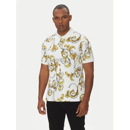 Zdjęcie Versace Jeans Couture Polo 78GAG6S0 Biały Regular Fit