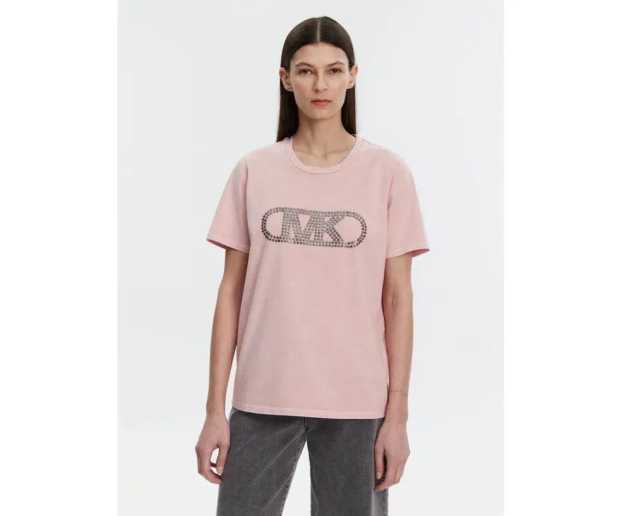 obrazek 1 MICHAEL Michael Kors T-Shirt MS551SC491 Różowy Regular Fit