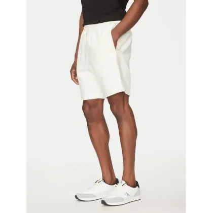 Zdjęcie Calvin Klein Jeans Szorty sportowe Logo Tape J30J327246 Écru Regular Fit